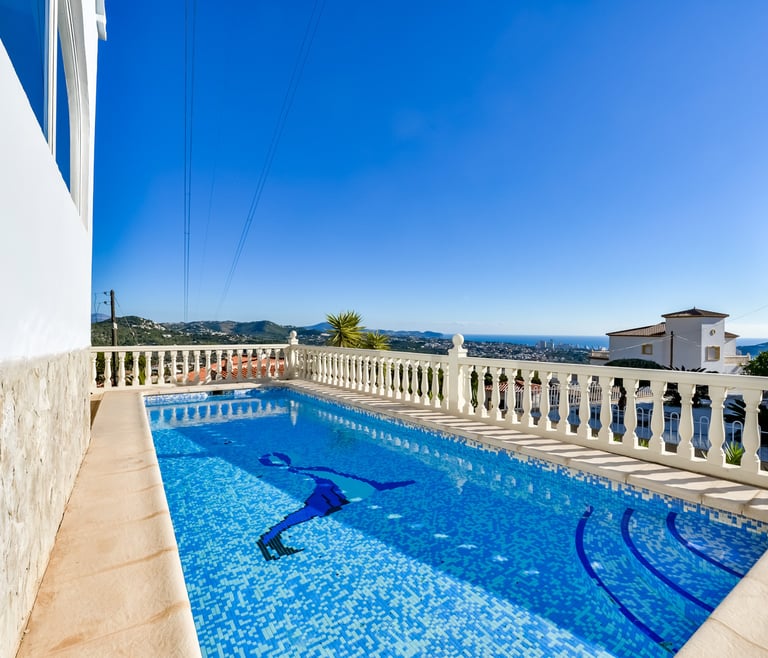 Villa te huur in Calpe CUCARRES en Calpe - Zwembad