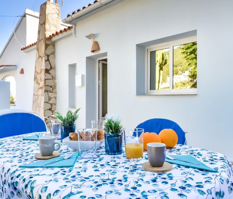 Villa te huur in Calpe CUCARRES en Calpe - Terras