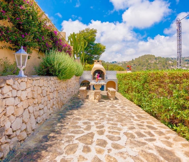 Villa zur Miete in Benissa, BIBIANE mit privatem Pool in Benissa - Terrasse