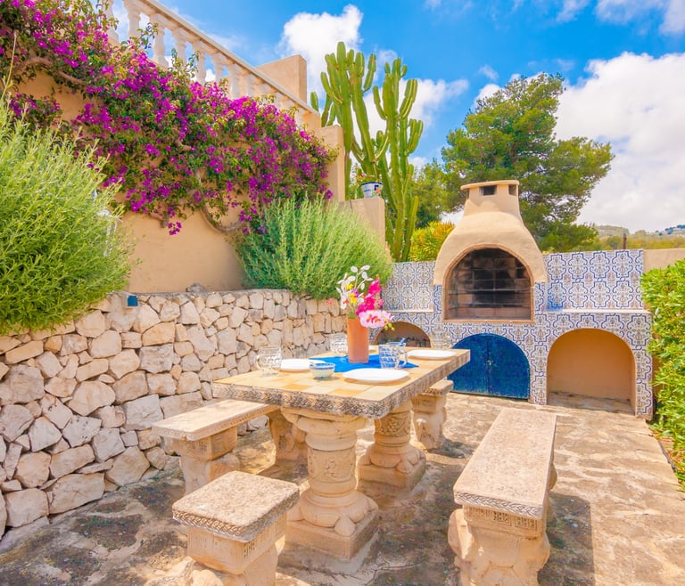 Villa zur Miete in Benissa, BIBIANE mit privatem Pool in Benissa - Terrasse