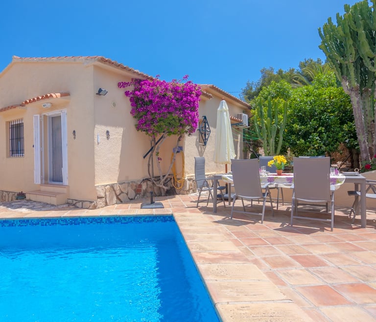 Villa zur Miete in Benissa, BIBIANE mit privatem Pool in Benissa