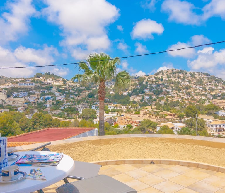 Villa zur Miete in Benissa, BIBIANE mit privatem Pool in Benissa - Terrasse