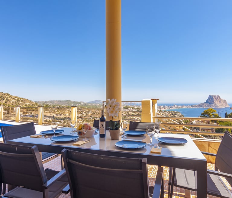 TANGO, villa in Calp-Maryvilla voor 8 personen en Calpe - Uitzichten