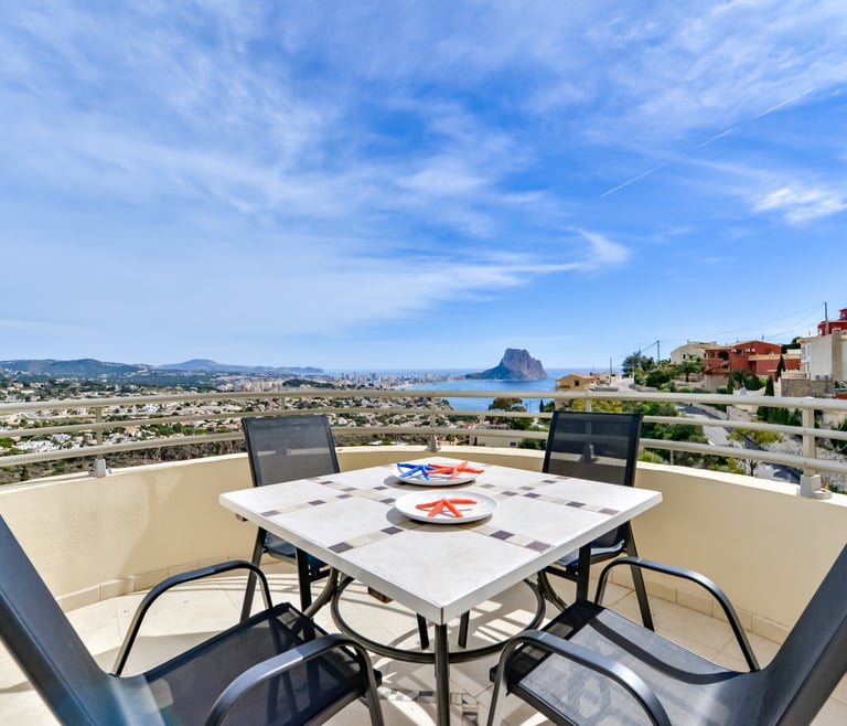 TANGO, villa in Calp-Maryvilla voor 8 personen en Calpe - Uitzichten