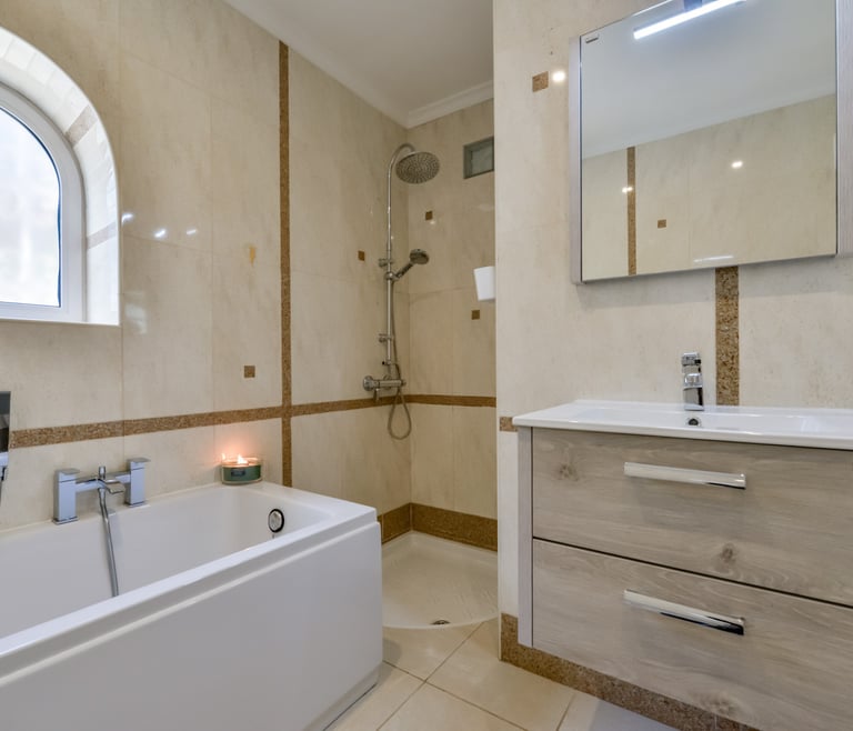 TANGO, villa in Calp-Maryvilla voor 8 personen en Calpe - Badkamer