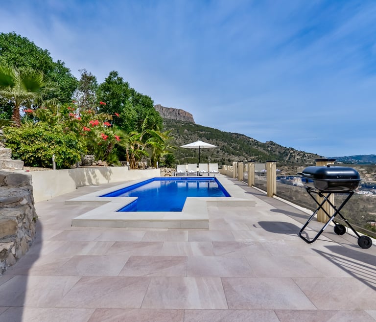 TANGO, villa in Calp-Maryvilla voor 8 personen en Calpe - Terras