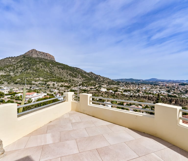 TANGO, villa in Calp-Maryvilla voor 8 personen en Calpe - Terras