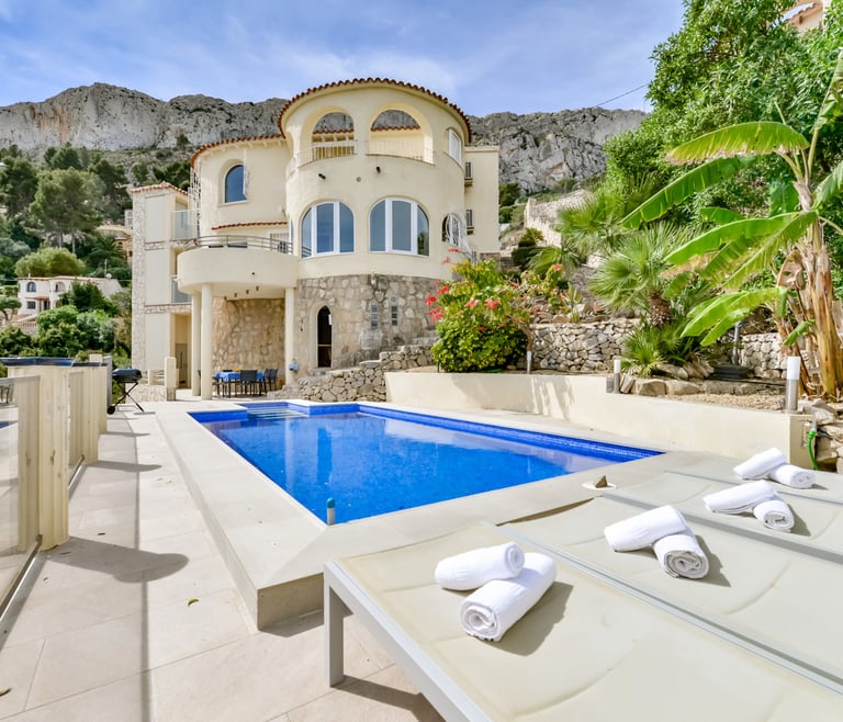 TANGO, villa in Calp-Maryvilla voor 8 personen en Calpe - Voorzijde