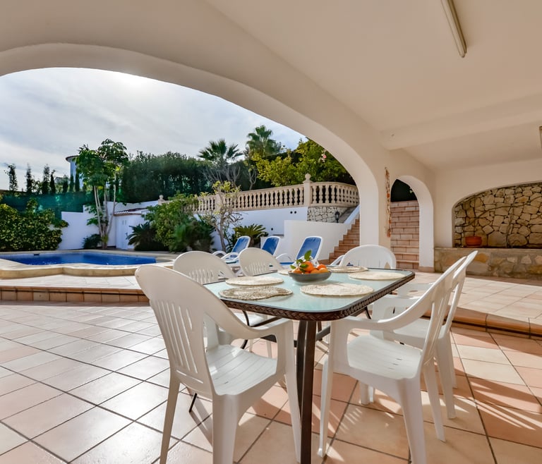 Location de villa à Benissa, SONRISAS à Benissa - Terrasse
