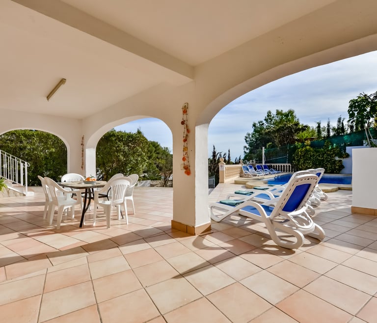 Location de villa à Benissa, SONRISAS à Benissa - Terrasse