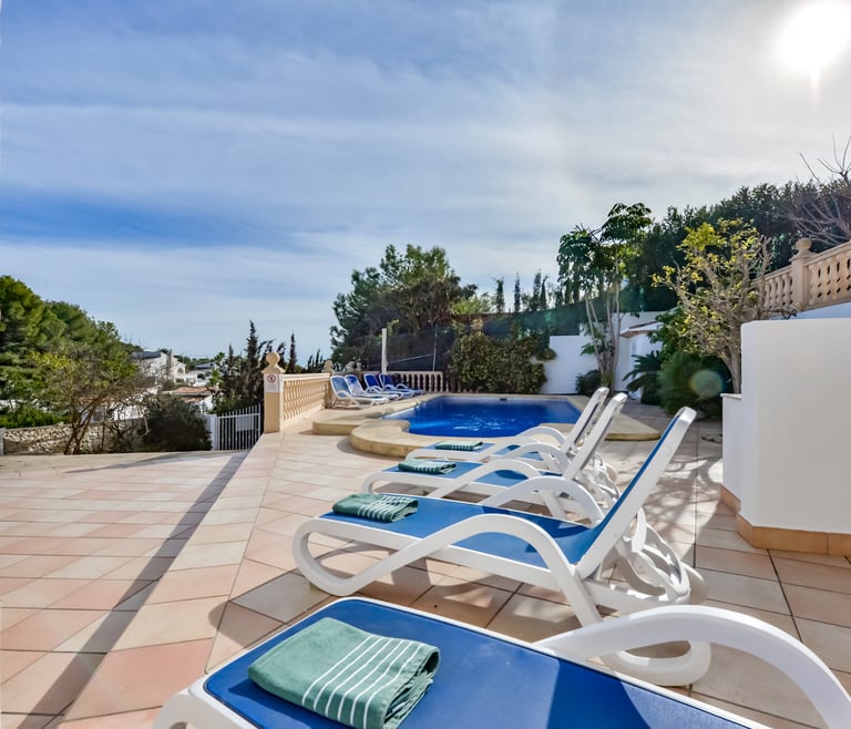 Location de villa à Benissa, SONRISAS à Benissa - Terrasse