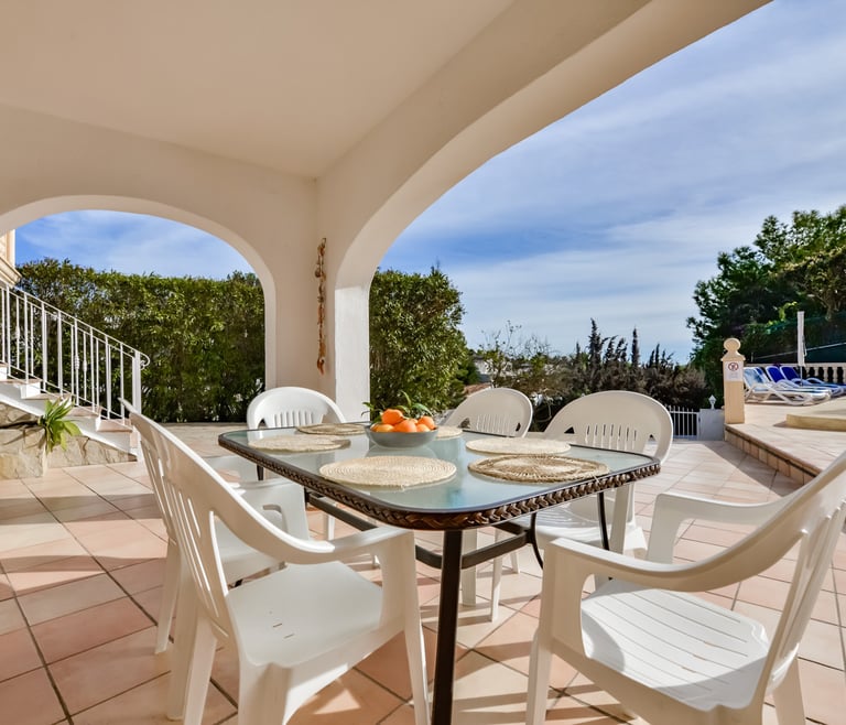 Location de villa à Benissa, SONRISAS à Benissa - Terrasse