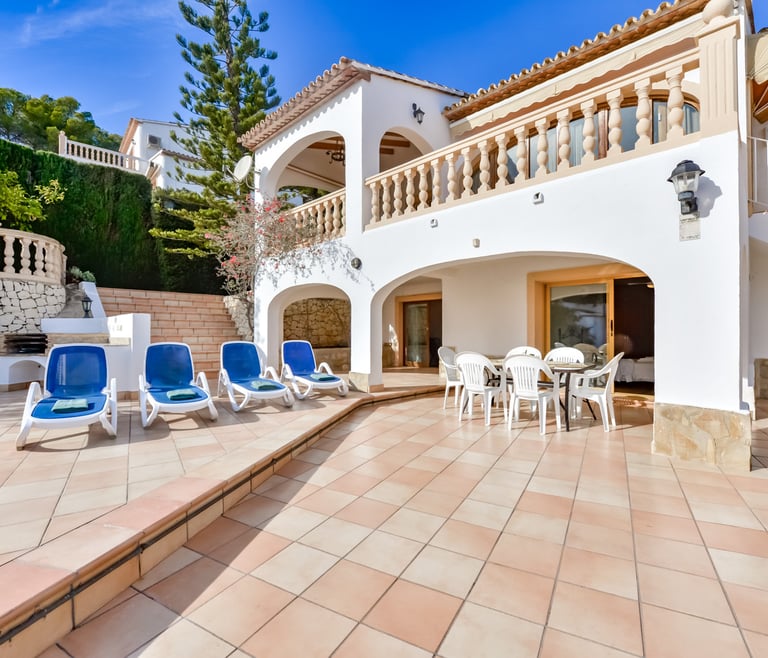Location de villa à Benissa, SONRISAS à Benissa - Terrasse