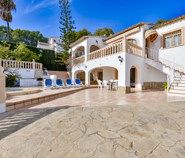 Location de villa à Benissa, SONRISAS à Benissa - Terrasse