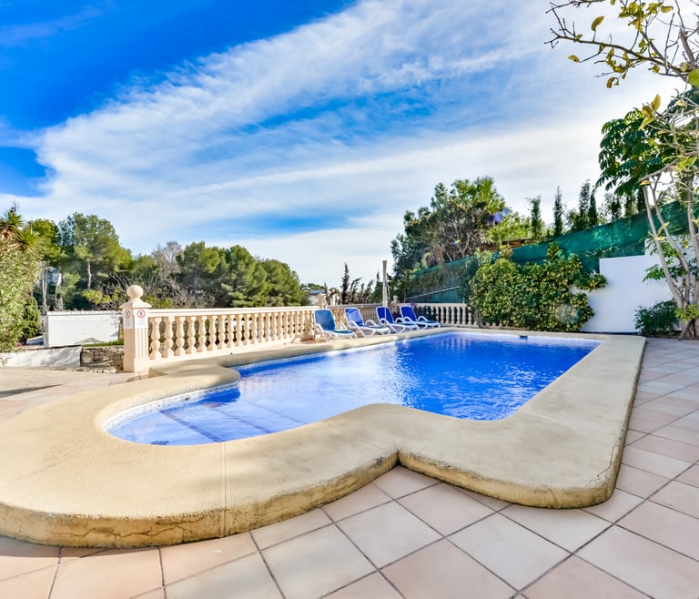 Location de villa à Benissa, SONRISAS à Benissa - Piscine