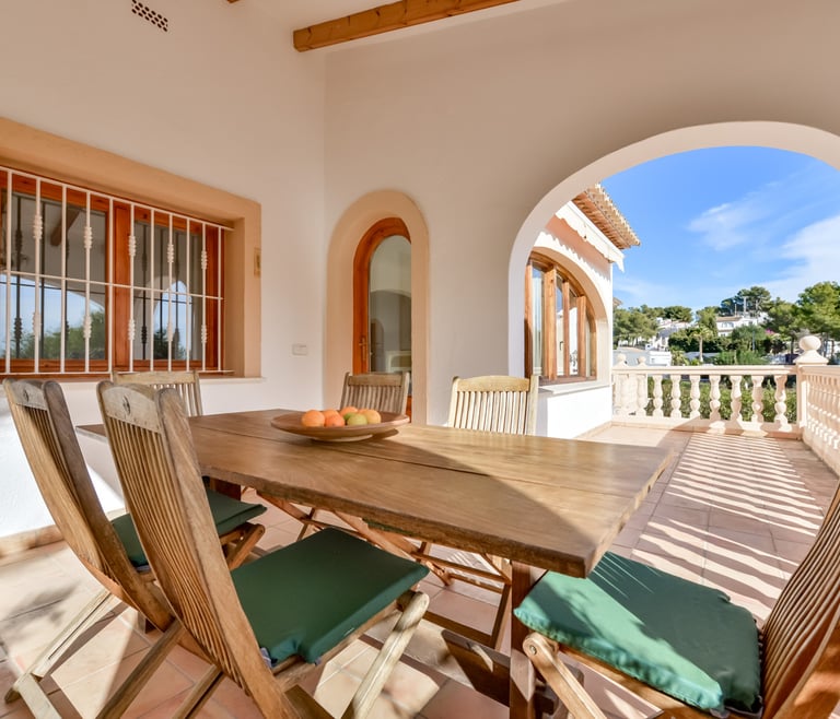 Location de villa à Benissa, SONRISAS à Benissa - Terrasse