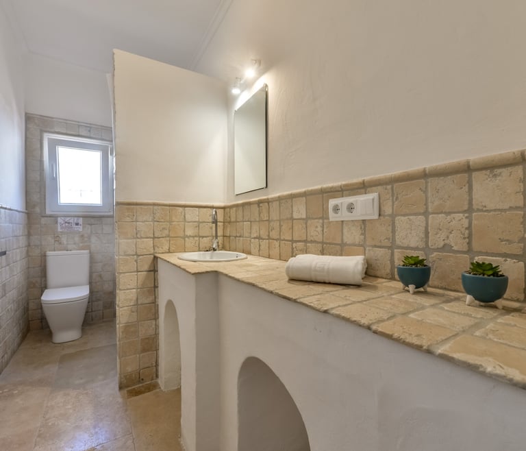 Villa à louer à El Portet de Moraira, SAN VICENTE, 50 mts de l'eau et piscine privée. à Moraira - Salle de bain