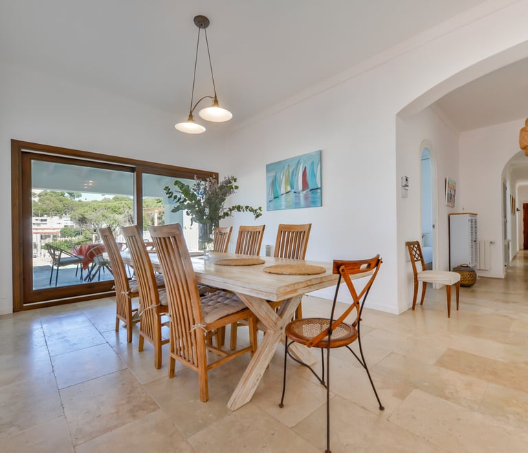 Villa à louer à El Portet de Moraira, SAN VICENTE, 50 mts de l'eau et piscine privée. à Moraira - Salon