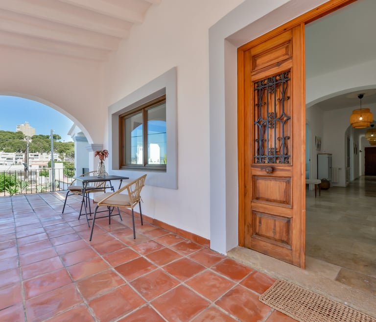 Villa à louer à El Portet de Moraira, SAN VICENTE, 50 mts de l'eau et piscine privée. à Moraira - Terrasse