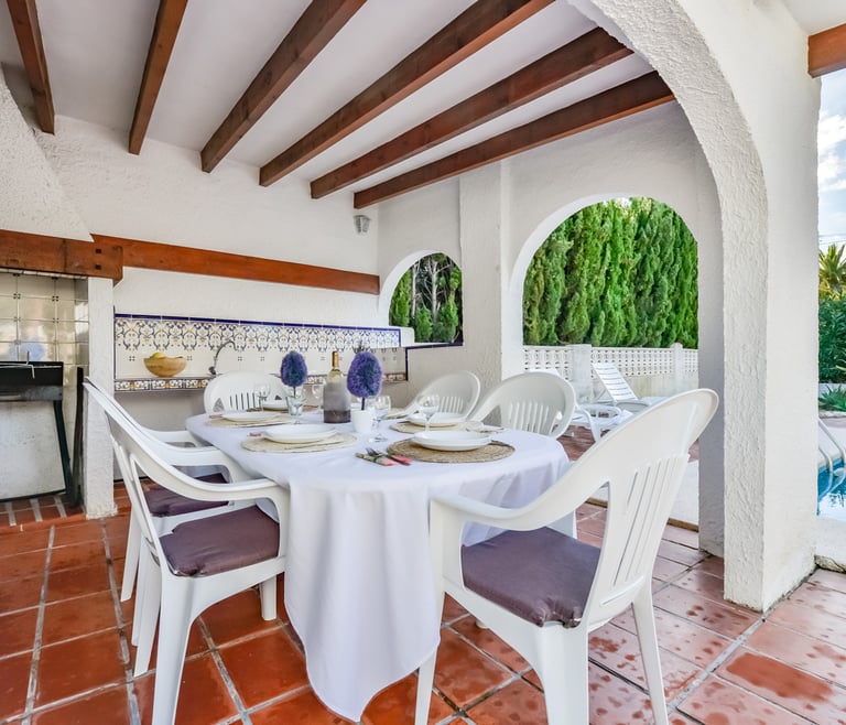  Villa te huur in Benissa, PETRA en Benissa - Terras