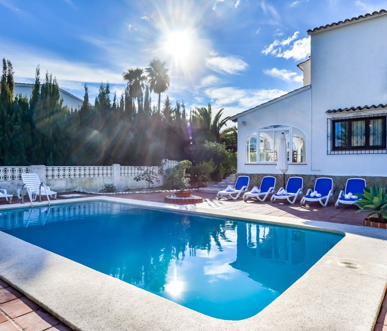  Villa te huur in Benissa, PETRA en Benissa - Zwembad