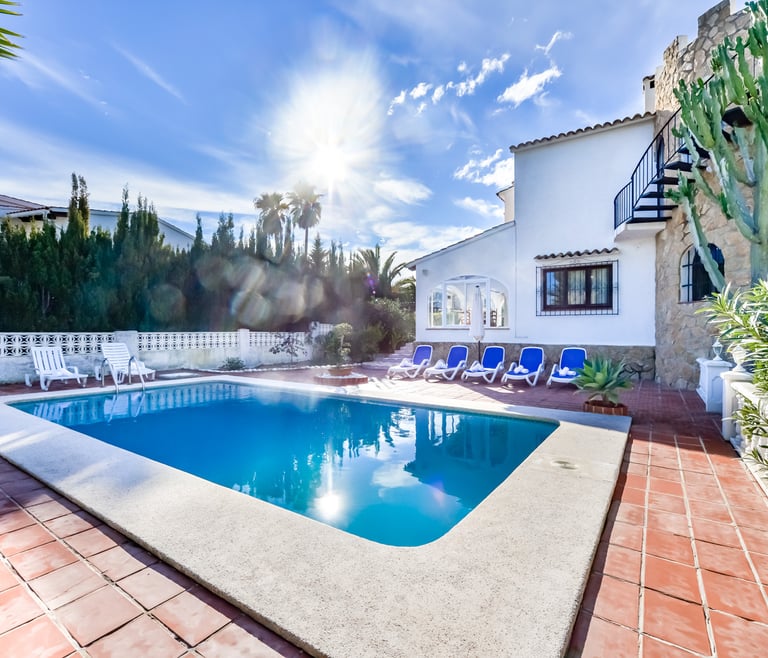  Villa te huur in Benissa, PETRA en Benissa - Zwembad