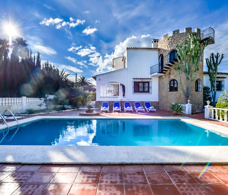  Villa te huur in Benissa, PETRA en Benissa - Zwembad