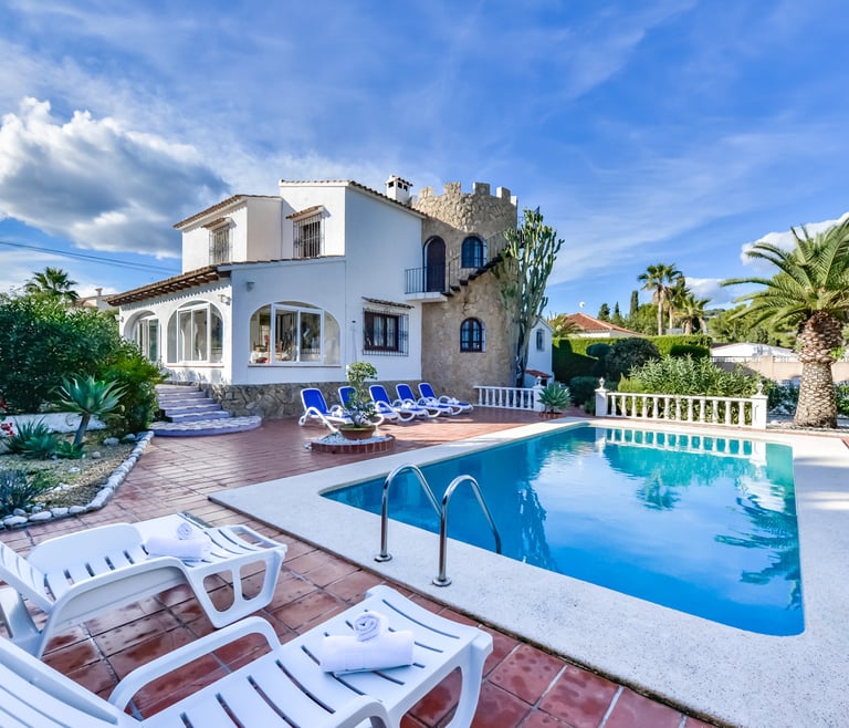  Villa te huur in Benissa, PETRA en Benissa