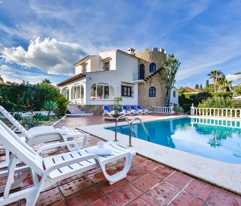  Villa te huur in Benissa, PETRA en Benissa - Zwembad