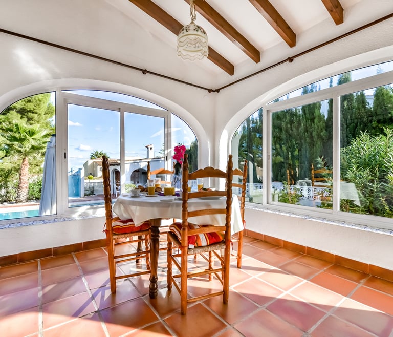  Villa te huur in Benissa, PETRA en Benissa - Terras