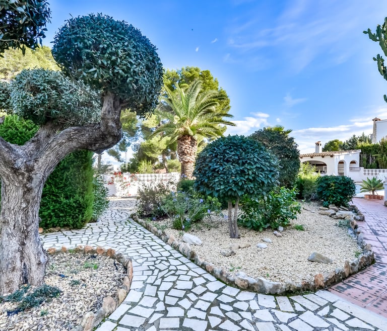  Villa te huur in Benissa, PETRA en Benissa - Tuin