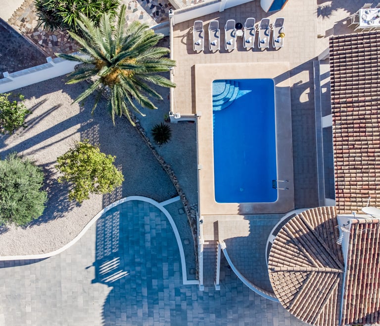 Alquiler de villa en Benissa ERITA en Benissa - Planos de la vivienda