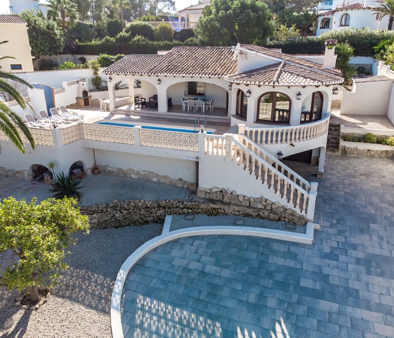 Alquiler de villa en Benissa ERITA en Benissa - Planos de la vivienda