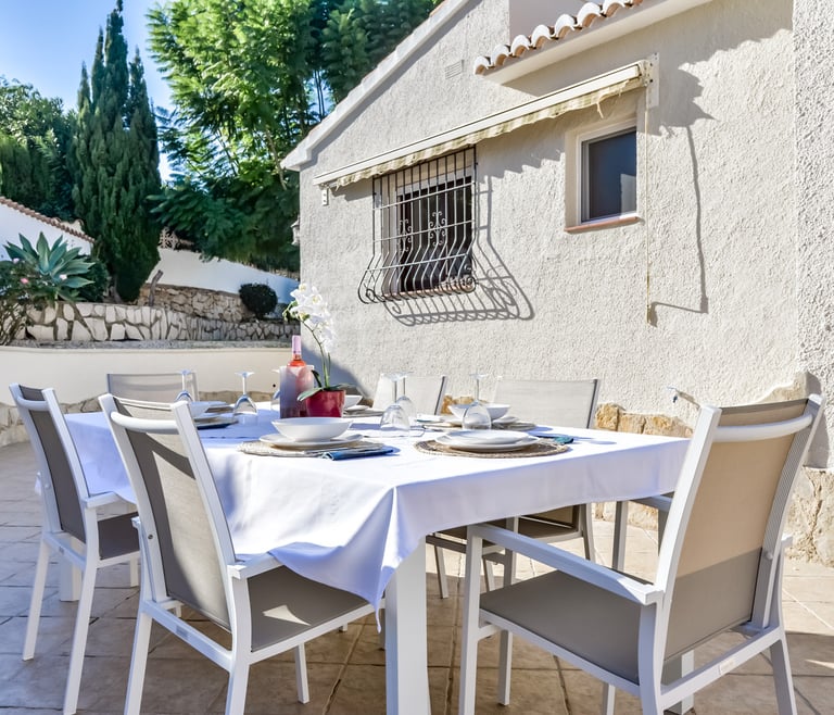 Alquiler de villa en Benissa ERITA en Benissa - Terraza