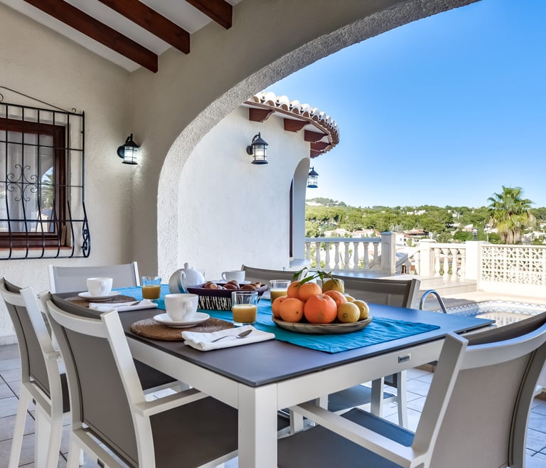 Alquiler de villa en Benissa ERITA en Benissa - Terraza