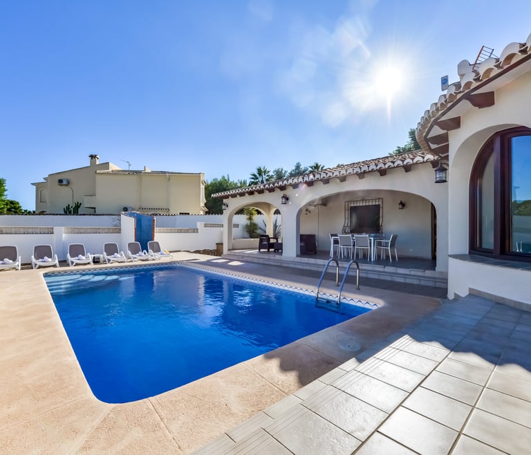 Alquiler de villa en Benissa ERITA en Benissa - Piscina