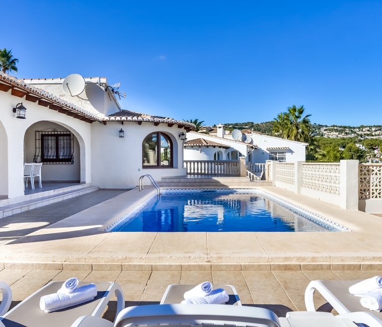 Alquiler de villa en Benissa ERITA en Benissa - Piscina