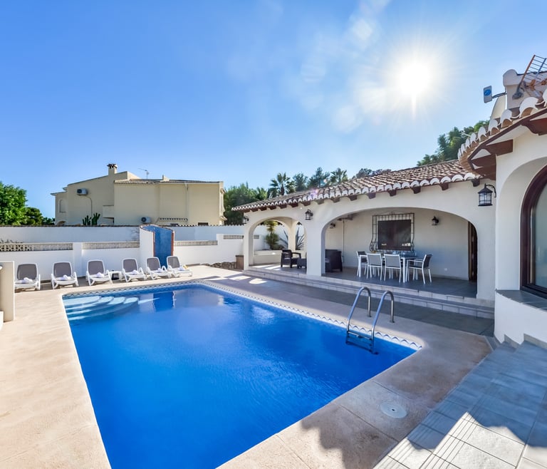 Alquiler de villa en Benissa ERITA en Benissa - Piscina
