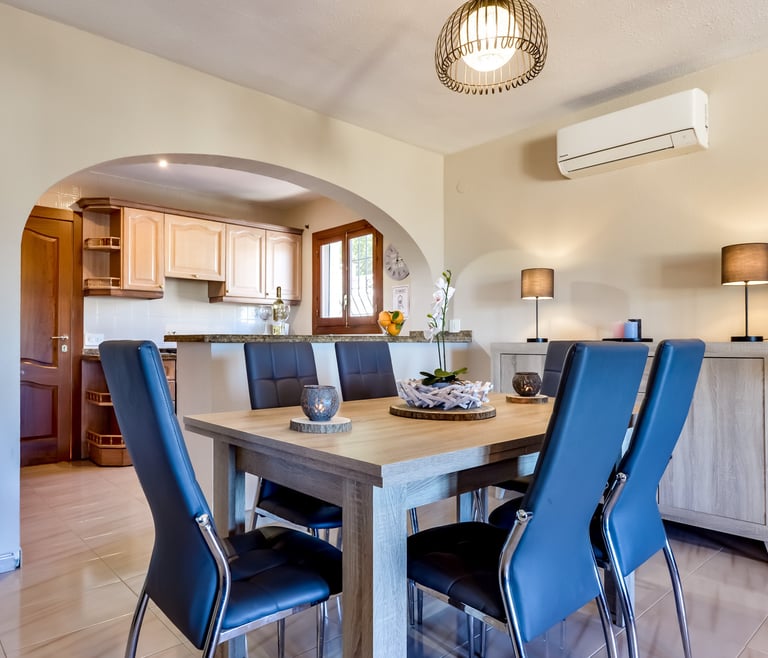 Alquiler de villa en Benissa ERITA en Benissa - Comedor