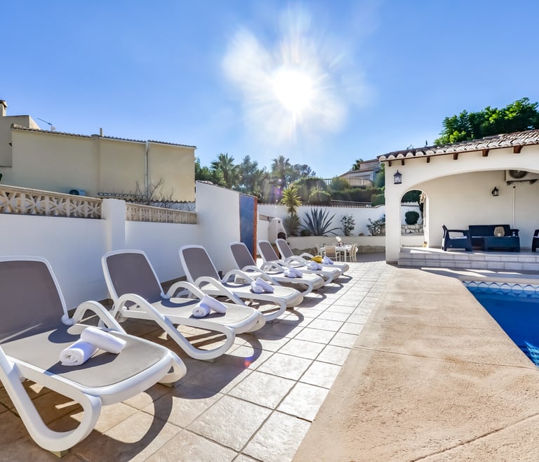 Alquiler de villa en Benissa ERITA en Benissa - Piscina