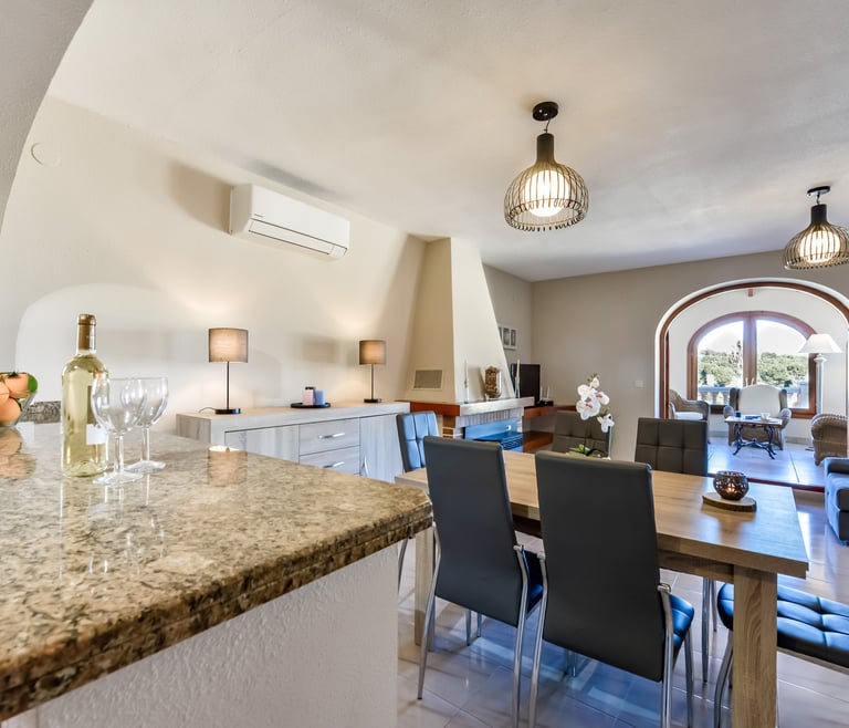 Alquiler de villa en Benissa ERITA en Benissa - Comedor