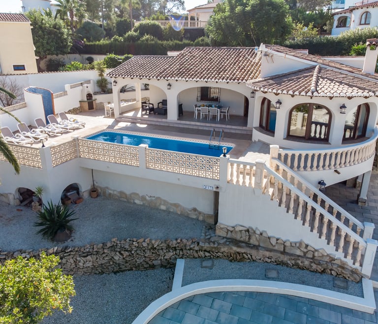Alquiler de villa en Benissa ERITA en Benissa - Planos de la vivienda