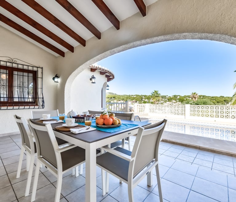 Alquiler de villa en Benissa ERITA en Benissa - Terraza