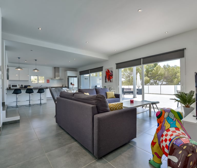 Alquiler de villa en Benissa, MAGRANER en Benissa - Salón