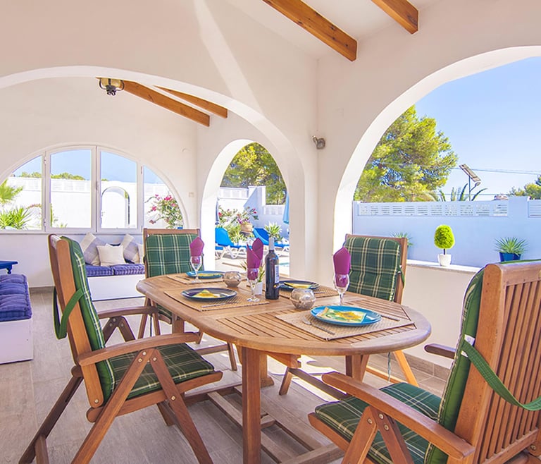 Villa te huur in Benissa ACAEPA en Benissa - Terras