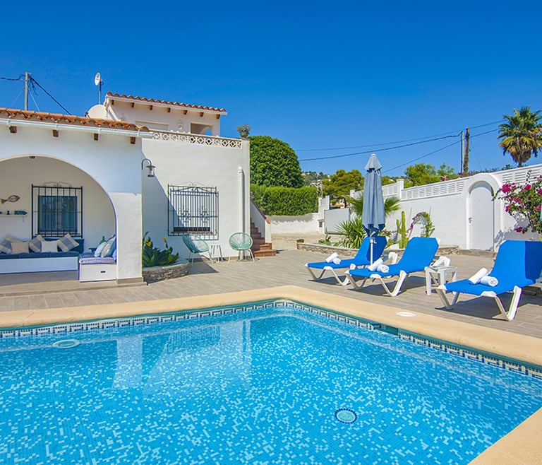 Villa te huur in Benissa ACAEPA en Benissa - Zwembad