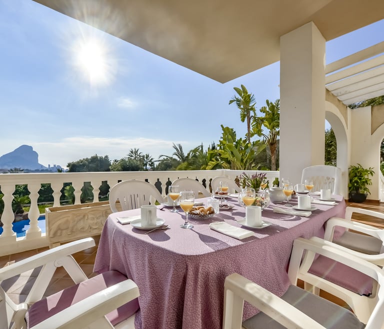 Villa rental in Calpe IFACH in Calpe / Calp - Terrace