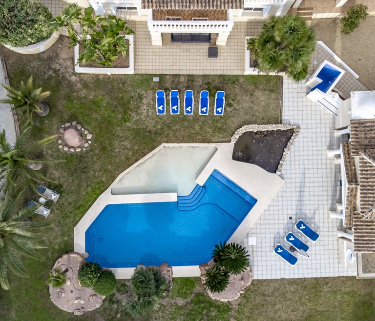 Villa rental in Calpe IFACH in Calpe / Calp - Property floor plans