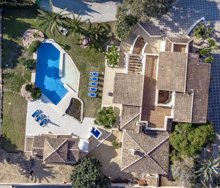 Villa rental in Calpe IFACH in Calpe / Calp - Property floor plans
