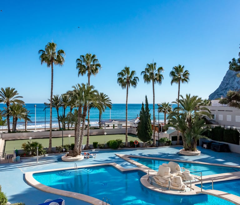 Paraiso Mar Wohnung am Strand von Calpe, TROND in Calpe / Calp - Aussichten